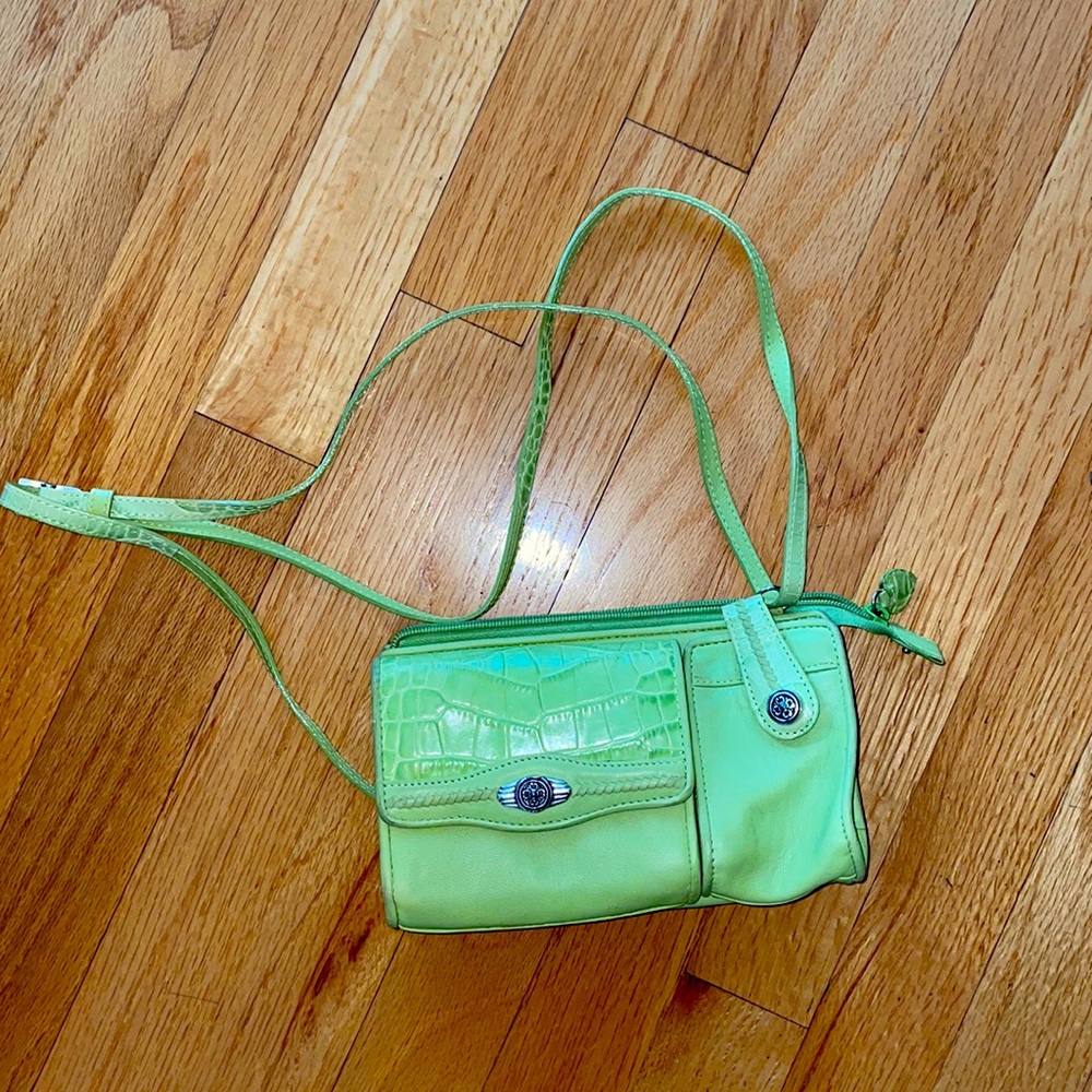 Brighton compact, genuine leather purse wallet